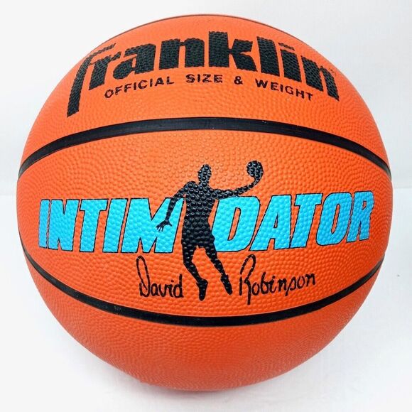 Vintage Franklin DAVID ROBINSON Intimidator NBA Basketball w/ Original Box - Picture 6 of 9